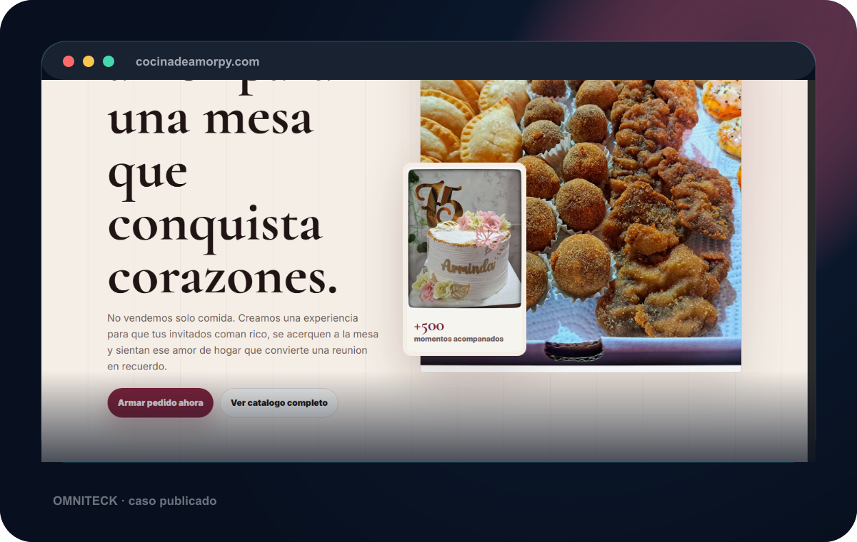 Vista previa de Cocina de Amor