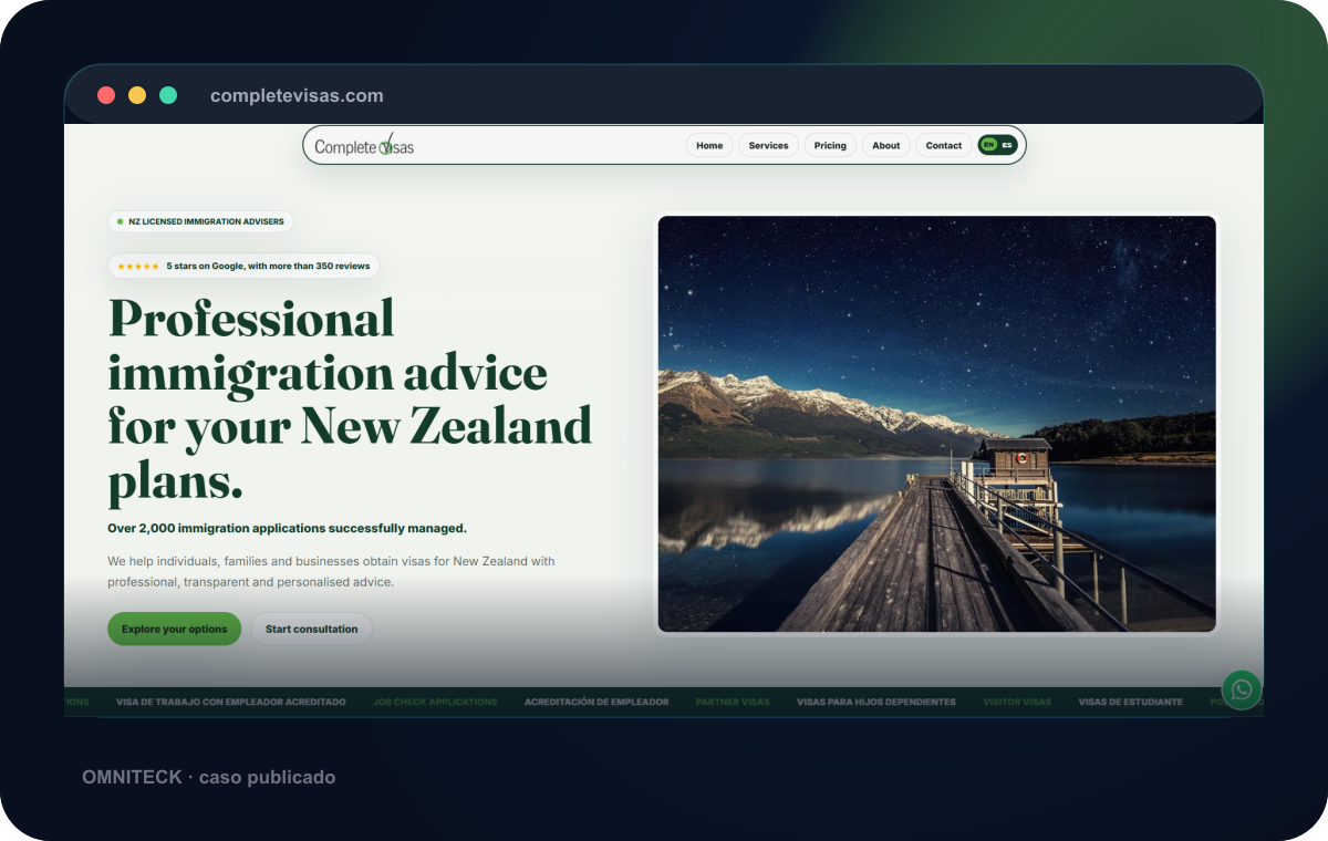 Vista previa de Complete Visas NZ